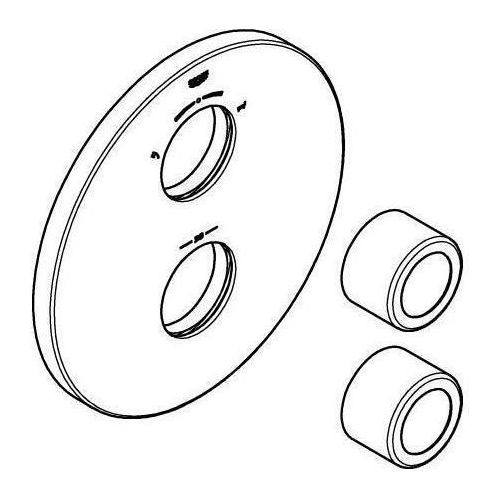 GROHE 47810EN0 Rosette 47810 nickel gebürstet