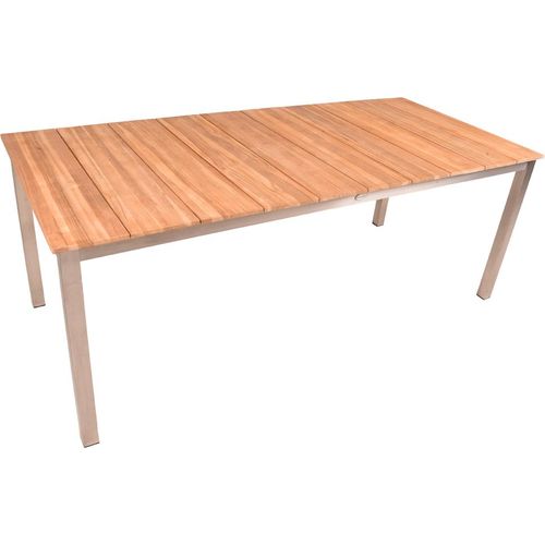 Gartentisch GAZA-120 aus Teakholz massiv, B/H/T: ca. 200/75/90 cm