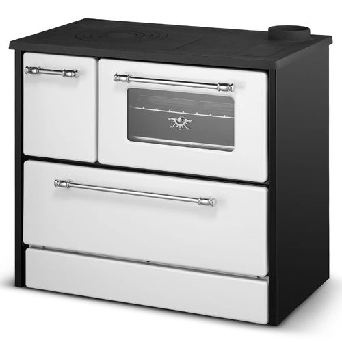 Haus- und Gartenofen Küchenofen mit Backfach und Gusseiserne Herdplatte Blmschv2 9,3kW