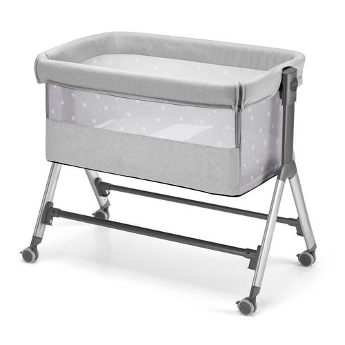 Baby Beistellbett Sempreconte | für 0-9 kg | Grau | 8 Höhen