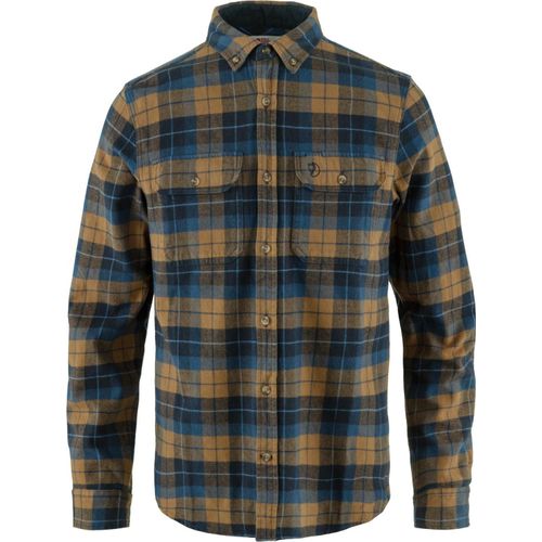 Fjällräven Fjäll Räven Herren Singi Heavy Flannel Shirt Dark Navy-Buckwheat Brown XXXL
