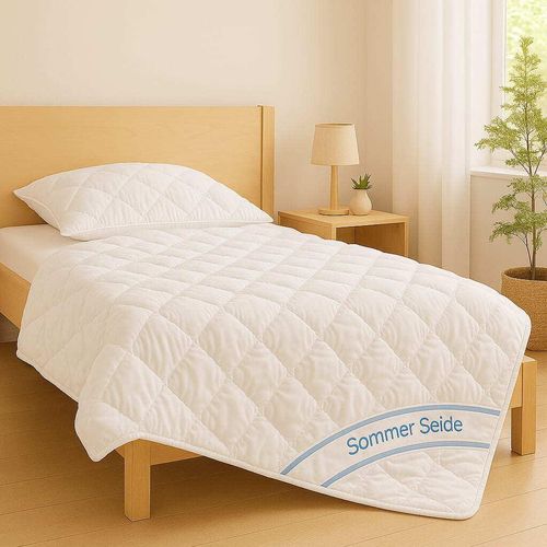 Traumschlaf Seidendecke Clean Silk, Füllung: 60% Seide, 40% Baumwolle 160x210 cm
