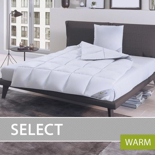 Bettwaren-Shop Daunendecke Select warm, Füllung: 100% Gänsedaunen 160x210 cm