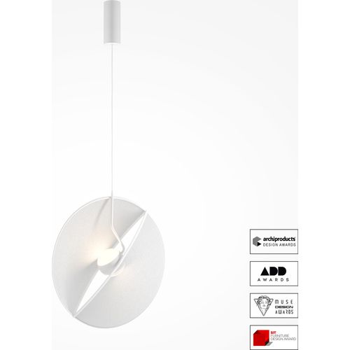 Maytoni Pendelleuchten Reflex Weiß, LED MODUL, 3000K, 1000lm