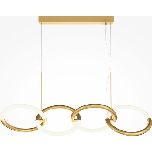 Maytoni Pendelleuchten Node Gold, 4xLED MODUL, 3000K, 2600lm