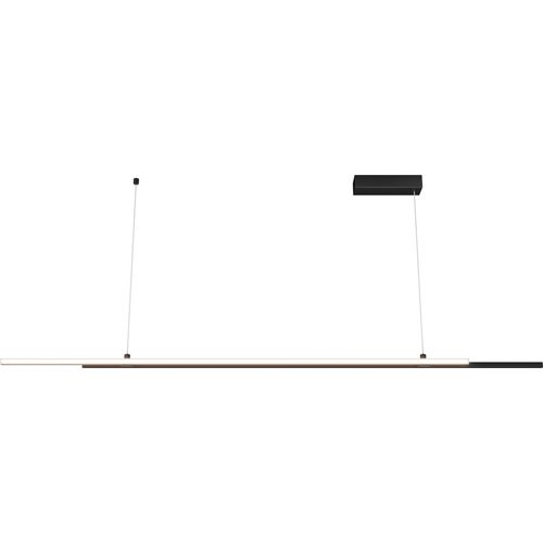 Maytoni Pendelleuchten Halo Schwarz, LED MODUL, 4000K, 2200lm
