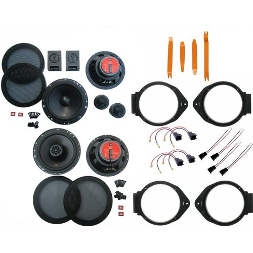 JBL Lautsprecher Set Tür vorne hinten für Opel Meriva B Bj 10-17 Bügel 510 W