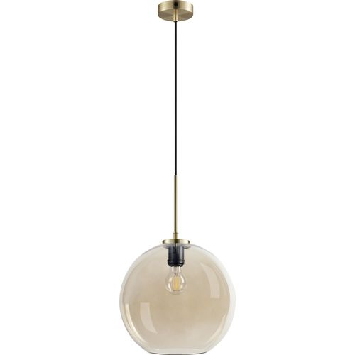 Pendelleuchte LED, Hängelampe, Deckenlampe Pendel, Pendellampe Esstisch, Pendelleuchte für Wohnzimmer, Skandinavische Design, Loop Amber D30
