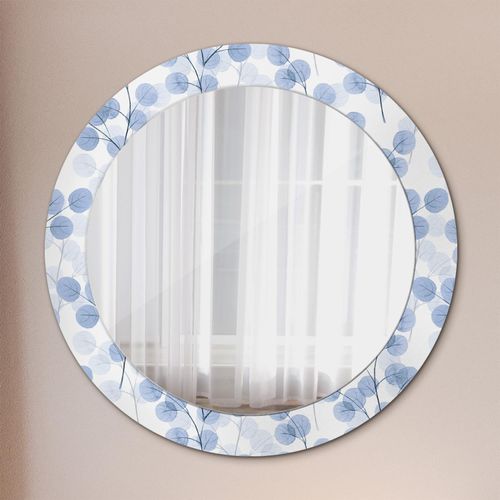 Spiegel - Mirror zum Wandspiegel Schlafzimmer – Schminkspiegel- Äste Blätter- Ø70cm