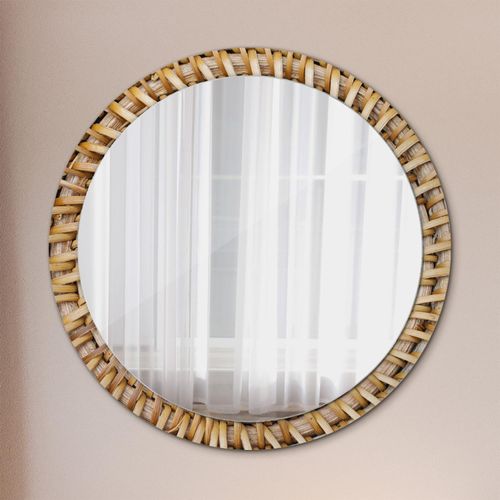 Spiegel - Mirror zum Wandspiegel Schlafzimmer – Schminkspiegel- natürlich Zopf- Ø100cm