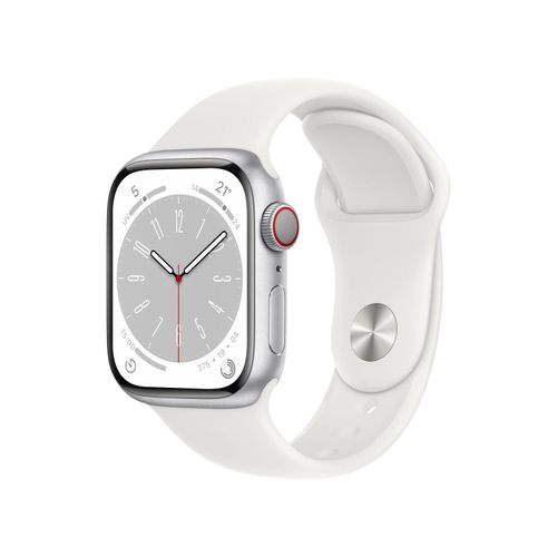 Apple Watch Series 8 OLED 41 mm 4G Silber GPS