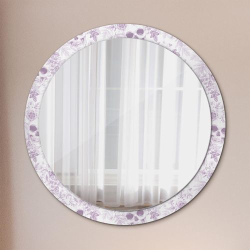 Spiegel - Mirror zum Wandspiegel Schlafzimmer – Schminkspiegel- Totenköpfe- Ø100cm