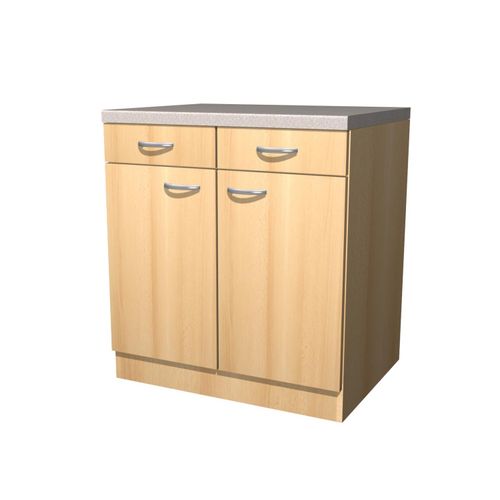 Küchenunterschrank - 80 cm breit - Buche – Namu
