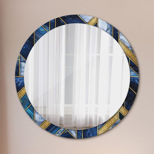 Spiegel - Mirror zum Wandspiegel Schlafzimmer – Schminkspiegel- modern marmor- Ø100cm