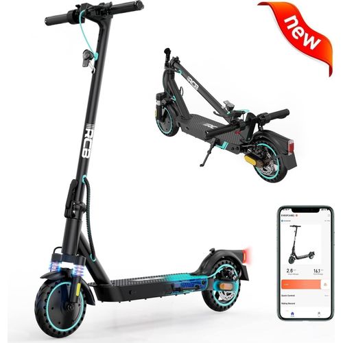 RCB TECH Elektro Scooter,E-Scooter mit Straßenzulassung (ABE),Max.20km/h,Komfortable Stoßdämpfung,APP-Verbindung,Faltbar E-Roller Elektroroller