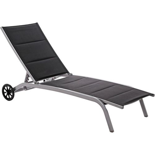 Garten-Aluminium-Liegestuhl Ibiza Silver