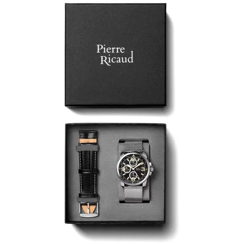 Pierre Ricaud Multifunktions-SET Herrenuhr