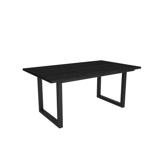Esstische, 8 gäste, 167x90x75cm, Robust und stabil, Schwarz, Industrielles Stil