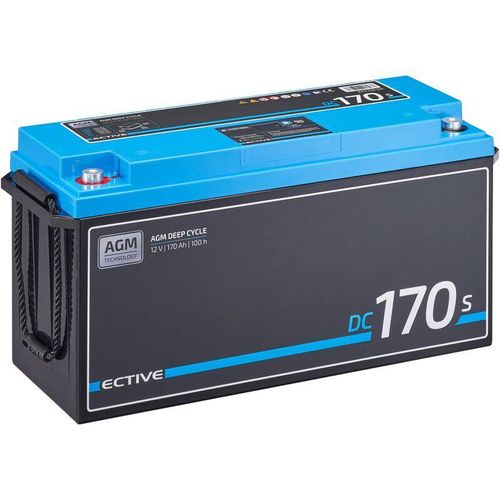 ECTIVE DC 170S AGM Deep Cycle mit LCD-Anzeige 170Ah Versorgungsbatterie - 0% nach §12 Abs. 3 UstG