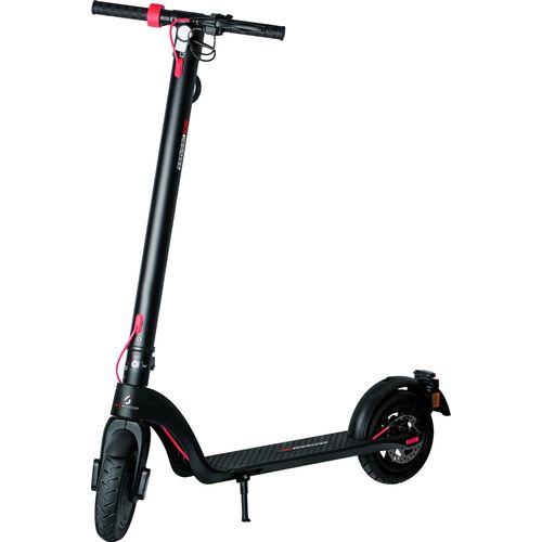 Scoot One faltbarer E-Scooter aus Luftfahrtaluminium mit Straßenzulassung, Pannenschutz und Sicherheitsschloss (max. 20km/h, Lange Reichweite)