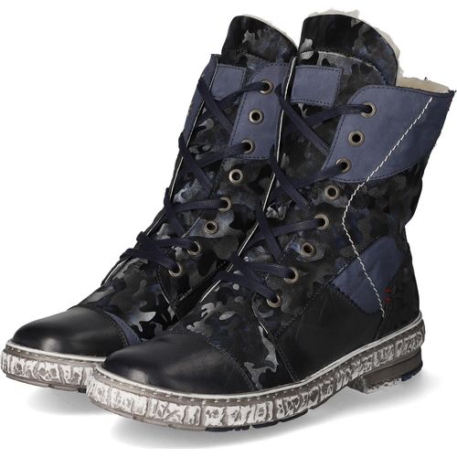 Stiefeletten, 11-Deutsch:36, Color:blau-kombi