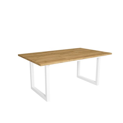 Esstische, 8 gäste, 167x90x75cm, Robust und stabil, Eiche, Industrielles Stil
