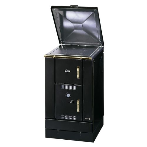 Wamsler wasserführender Küchenofen | K 158 CL | 22 kW | Schwarz/Gold