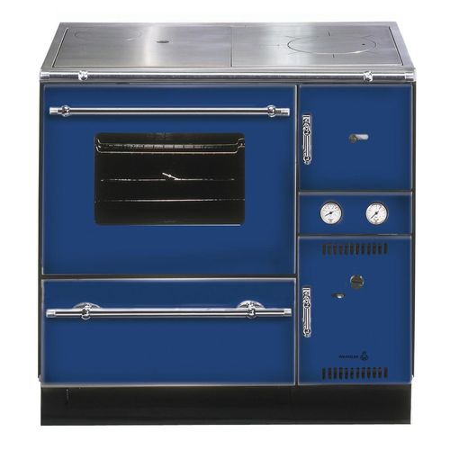 Wamsler wasserf. Küchenofen | K 148 CL | 23 kW | blau/chrom | links