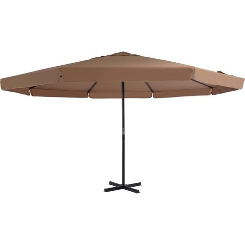 Sonnenschirm mit Aluminium-Mast 500 cm Taupe , Markisen Design 2024