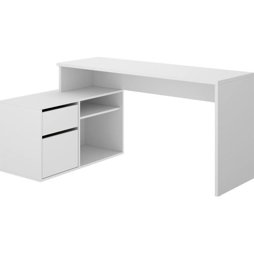 Schreibtisch Gardena, 139 x 92 x 75 cm, Weiß