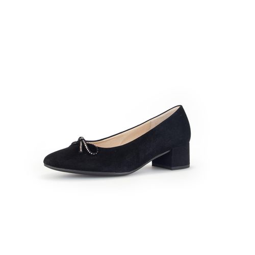 Gabor Damen Pumps Samt Chevreau schwarz Gr. 40
