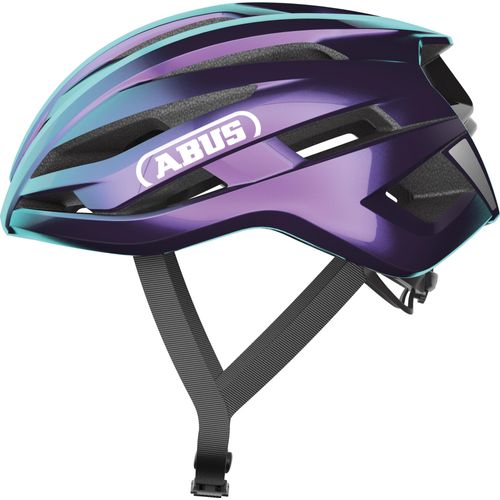 ABUS Rennradhelm StormChaser ACE - leichter Fahrradhelm für Radrennen, Gravelbike-Touren und Cyclocross - für Damen und Herren - Größe S, Violett