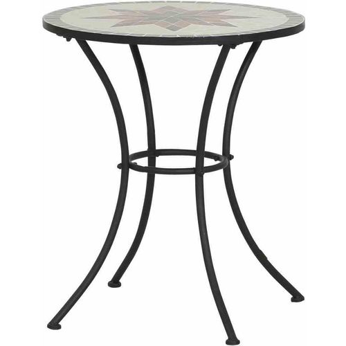 Gartentisch ></noscript>Stella< in matt schwarz - 60x69,5x60 (BxHxT)
