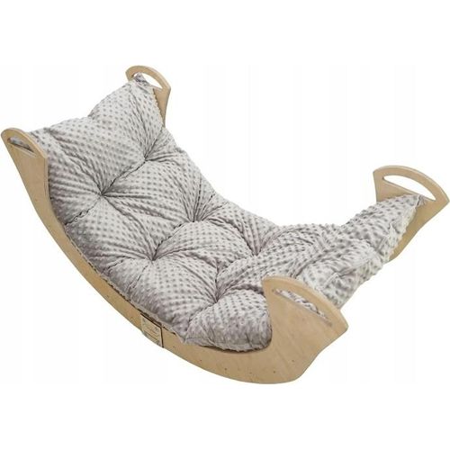 Skyline Holz Kletterbogen Klettergerüste Kletterdreieck Baby Kletterwippe Holzbogen für Kinder Montessori Lack Klappbar, mod.C, 85x43x42cm, Grau