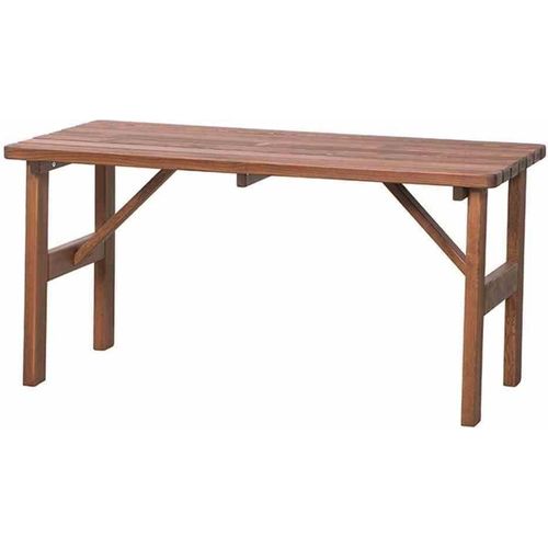 Gartentisch >Tessin< in dunkel lasiert, Kiefernholz - 150x74x73cm (BxHxT)