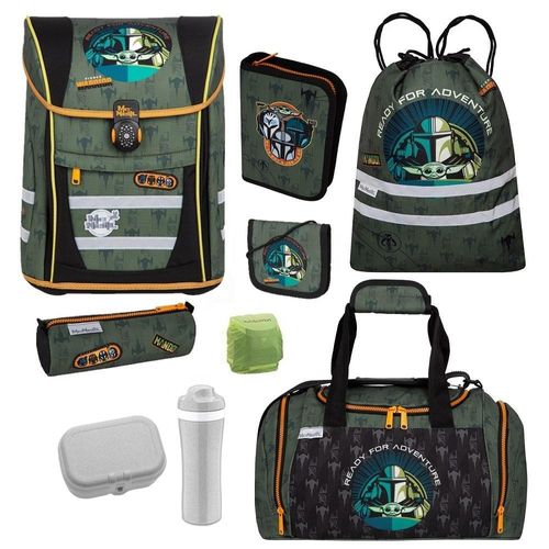 McNeill Schulranzen THE MANDALORIAN 9tlg. Set mit Sporttasche