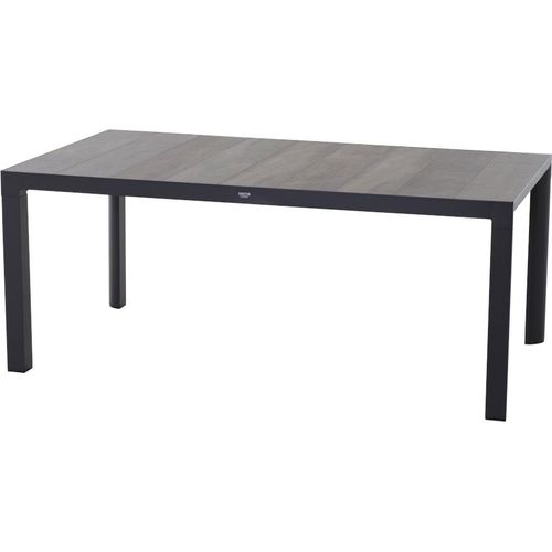 Gartentisch ></noscript>Silva< in matt anthrazit, washed grey - 180x74x100 (BxHxT)