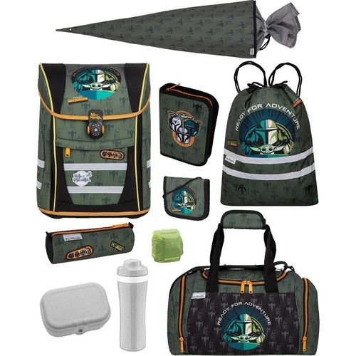 McNeill Schulranzen THE MANDALORIAN 10tlg. Set mit Sporttasche und Schultüte
