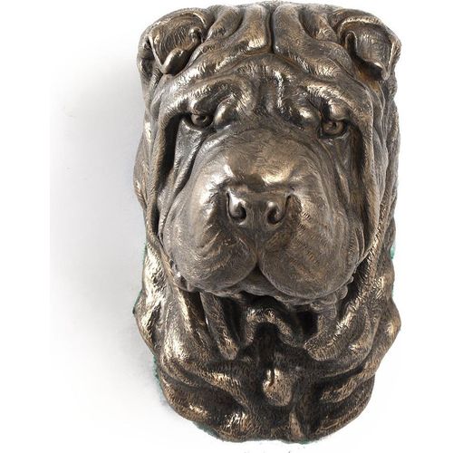 Shar Pei - Hundestatue, hängende Büste, einzigartige Dekoration für Hundeliebhaber der Marke Art-Dog