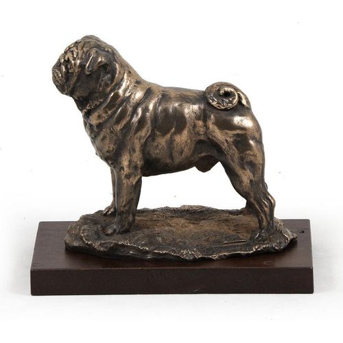 Mops, Pug, Carlin, Carlino, Doguillo - Hundestatue, Figur für Büro, Trophäe für Hundeausstellung von Art-Dog brand