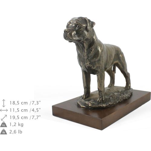 Rottweiler III - Hundestatue, Figur für Büro, Trophäe für Hundeausstellung von Art-Dog brand