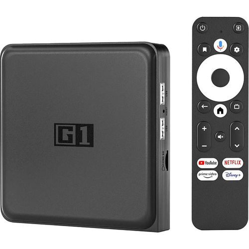 Android TV Box G1 4K HDR Dolby Vision Smart Streaming Player | Chromecast | Netflix | Prime Video | Disney+ | Apple TV+