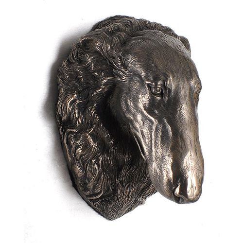Barsoi, Russischer Jagdwindhund, Barzaia - Hundestatue, hängende Büste, einzigartige Dekoration für Hundeliebhaber der Marke Art-Dog