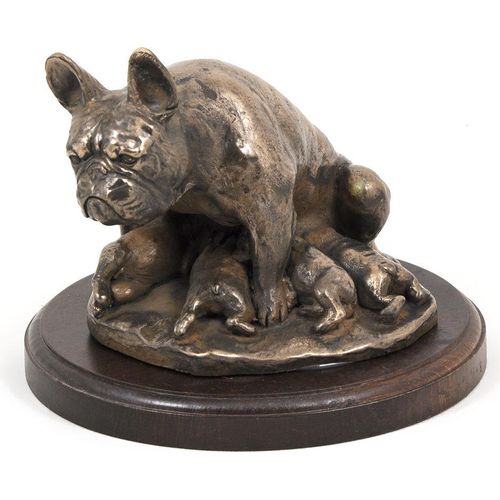 Französische Bulldogge II - Hundestatue, Figur für Büro, Trophäe für Hundeausstellung von Art-Dog brand
