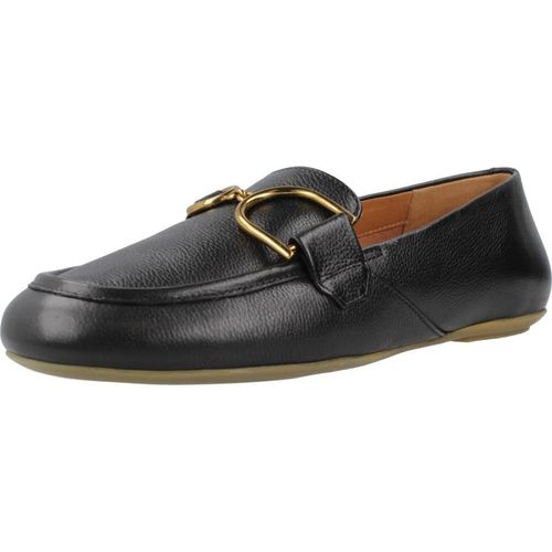 GEOX Slipper & Mokassin PALMARIA, Glattleder, Schwarz, Damen