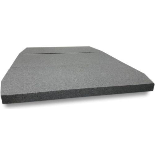 Dibapur® Universal T7 Kaltschaum Falt Klappmatratze Faltmatratze Bezug Grau 136x194