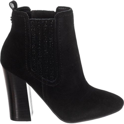Stiefeletten aus Leder in Wildlederoptik mit Absatz FLLUN3SUE10 Damen