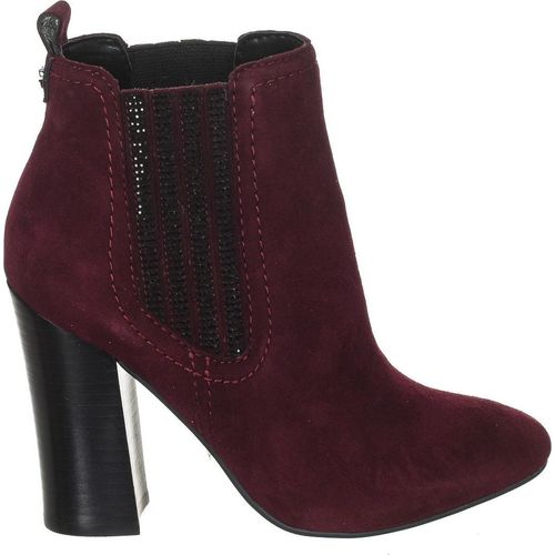 Stiefeletten aus Leder in Wildlederoptik mit Absatz FLLUN3SUE10 Damen