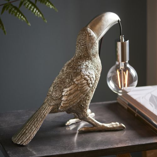 Tischleuchte Toco Toucan | 1-flammig | 10W E27 | Polyresin/Metall