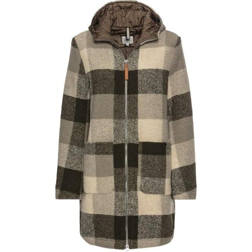Camel Active Wollmantel mit Kapuze Sage Sage 44